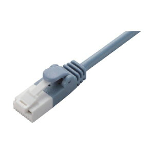 ELECOM �G���R�� �c���ܖh�~���炩 LAN�P�[�u��(Cat6����) �u���[ 0.5m LD-GPYT / BU05 1�{ �y×30�Z�b�g�z �y �Z�b�g�̔� �܂Ƃߔ��� ���� �z �p�\�R�� �P�[�u�� �P�[�u���J�o�[ LAN�P�[�u��