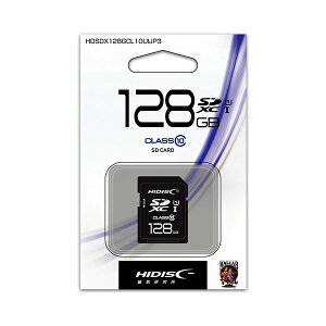 HIDISC SDXCJ[h 128GB CLASS10 UHS-I Ή HDSDX128GCL10UIJP3 HIDISC SDXCJ[h 128GB CLASS10 UHS-I ΉfW^Ɠd Ɠd p\REӋ@ USBESDJ[hEJ[hEtbV SD