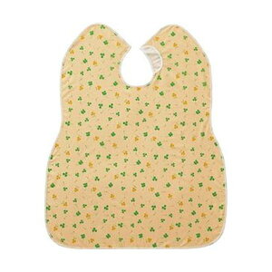 ピジョン pigeon 【お徳用 まとめ買い お買い得 業務用 割引 セット販売】 ピジョン ベビー用品 baby 肩までおおえる食事エプロン クローバー 黄 1枚 【×10セット】