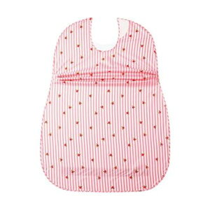 オオサキメディカル プラスハートこぼれにくい食事用エプロン サイドタック ピンク 73749 1枚 【×10セット】 【お徳用 まとめ買い お買い得 業務用 割引 セット販売】