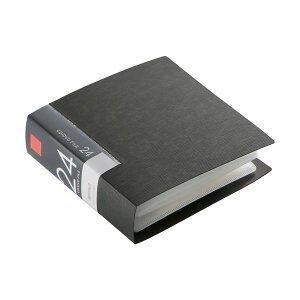 バッファローCD&DVDファイルケース ブックタイプ 24枚収納 ブラック BSCD01F24BK 1個 【×10セット】 【お徳用 まとめ買い お買い得 業務用 割引 セット販売】