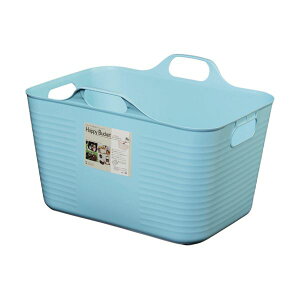 ヒマラヤ化学 ハッピーバケット 本体 角 M ブルー 1個 【×5セット】 【お徳用 まとめ買い お買い得 業務用 割引 セット販売】 ( 掃除用品 文房具・事務用品 生活雑貨 オフィス用品 日用品雑