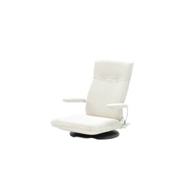 SGR-アズライト 座椅子 フロアチェア アイボリー 【完成品】 椅子 家具 座椅子 和室 こたつ