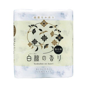 四国特紙 トイレットペーパー 白檀の香り ダブル 芯あり 30m 1パック (4ロール) 【×10セット】 【お徳用 まとめ買い お買い得 業務用 割引 セット販売】 ( 掃除用品 文房具・事務用品 生活