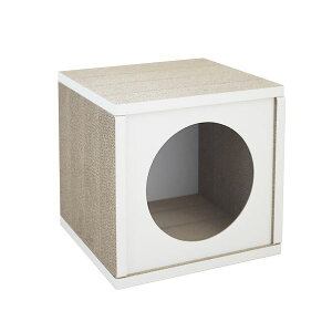 キャットハウス ホワイト (ペット用品) 【×2セット】 【お徳用 まとめ買い 割引 セット販売】 【 ペットフード ・ ペット用品 ペット・ペットグッズ 猫用品 キャットウェア キャットタワ