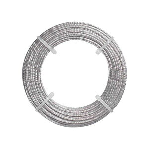 TRUSCO ステンレスワイヤーロープ Φ1.5mm×20m CWS-15S20 1巻 【×5セット】 【お徳用 まとめ買い お買い得 業務用 割引 セット販売】 ( 掃除用品 文房具・事務用品 生活雑貨 オフィス用品 日用品雑