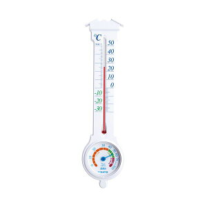 佐藤計量器 温湿度計 ミルノEXホワイト 1031-00 【×10セット】 【お徳用 まとめ買い お買い得 業務用 割引 セット販売】