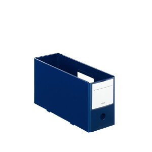 【プラス 事務用品 PLUS 文具 オフィス用品 文具】 PPボックスファイル+ハーフサイズ NV ネイビー 【×50セット】 【お徳用 まとめ買い お買い得 業務用 割引 セット販売】 文房具・事務用品 文