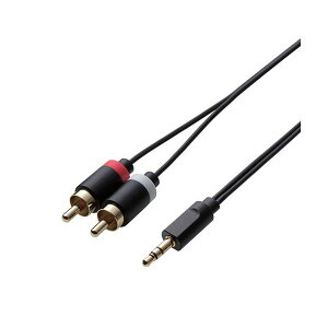 �y�܂Ƃߔ��� 5�Z�b�g�z �G���R�� AV�P�[�u�� / ���y�`�� / 3.5��-RCA�s���v���O×2 / �u���b�N / 1.0m DH-MWRN10X5 �y�����p �܂Ƃߔ��� �������� �Ɩ��p ���� �Z�b�g�̔��z