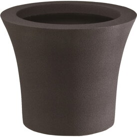 大和プラスチック ファイバーグラスシリーズ クラウン CR型 ブラック CR-51 （底穴なし） 花 ガーデニング プランター 植木鉢 鉢