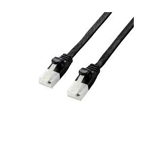 �y5�Z�b�g�zELECOM �G���R�� LAN�P�[�u�� LAN �P�[�u�� / CAT6A���� / �ܐ܂�h�~ / �t���b�g / 5.0m / �u���b�N LD-GFAT / BK50X5 �y �Z�b�g�̔� �܂Ƃߔ��� ���� �z �p�\�R�� �P�[�u�� �P�[�u���J�o�[ LAN