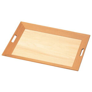 尺6 木製白木脇取盆 / トレー 【クリアー仕上げ 木】 475×370×30mm 日本製 〔和食 レストラン 居酒屋 店舗 業務用 キッチン 厨房 お店〕 キッチン用品・食器・調理器具 日用雑貨・キッチン用品