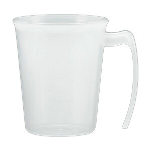 小森樹脂 手付スタッキングコップ ホワイト 1個 【×50セット】 【お徳用 まとめ買い お買い得 業務用 割引 セット販売】