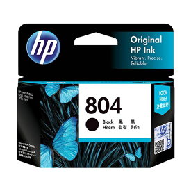 HP HP804 インクカートリッジ 黒T6N10AA 1個 【×3セット】 【 セット販売 まとめ買い 割引 】 PC プリンター インク インクカートリッジ トナー インク カートリッジ 日本HP(ヒューレット パッカード)用