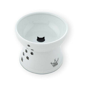 猫壱ハッピーダイニング 脚付フードボウルL 猫柄 シリコン付き (ペット用品) 【×20セット】 【お徳用 まとめ買い 割引 セット販売】 【 ペット・ペットグッズ 猫用品 キャットウェア キャ