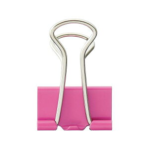 TANOSEE 【お徳用セット】 TANOSEE ダブルクリップ 小 口幅19mm ピンク 1箱 (10個) 【×100セット】 【お徳用 まとめ買い お買い得 業務用 割引 セット販売】 日用品雑貨・文房具・手芸 文房具・事