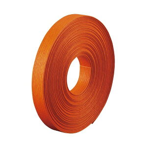 紙バンド 10m巻 橙 (×10セット) 【お徳用 まとめ買い お買い得 業務用 割引 セット販売】 日用品雑貨・文房具・手芸 文房具・事務用品 文具 オフィス用品 文房具 事務用品 結束バンド
