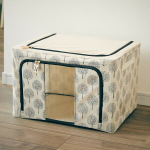 北欧調柄スタッキング窓付き収納ボックス (66L)デイツリー ( 掃除用品 文房具・事務用品 生活雑貨 オフィス用品 日用品雑貨 日用消耗品 文房具 お掃除 )