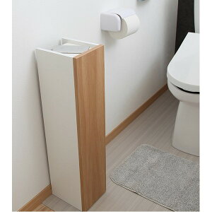 スリム トイレ隙間収納 / トイレラック 【ナチュラル】 幅16cm 薄型 コンパクト 日本製 トイレ用品 【完成品】(掃除 トイレ用品 トイレ用洗剤 トイレ トイレ清掃)