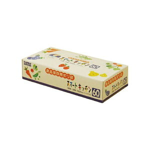 日本サニパック KS02スマートキッチン保存袋 半透明 KS02-HCL 1箱 (60枚) 【×20セット】 【お徳用 まとめ買い お買い得 業務用 割引 セット販売】 キッチン用品・食器・調理器具 日用雑貨・キ