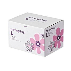 TANOSEE 【お徳用セット】 TANOSEE 丸底耳付ゴミ袋乳白半透明 L BOXタイプ 1箱 (100枚) 【×5セット】 【お徳用 まとめ買い お買い得 業務用 割引 セット販売】 日用品雑貨・文房具・手芸 文房具