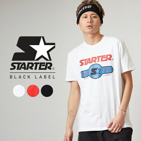 【SALE / 50%OFF】STARTER BLACK LABEL スターターブラックレーベル Tシャツ メンズ レディース カットソー 半袖 クルーネック ブランド ロゴ プリント ホワイト ブラック レッド 白 黒 赤 ストリート系 ストリートファッション スポーツミックス