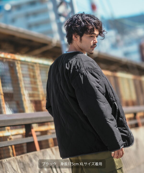 楽天市場 キルティングジャケット メンズ レディース ボアジャケット リバーシブル デュスポ ブルゾン オーバーサイズ ゆったり 大きいサイズ アメカジ ストリート カジュアル ミリタリー 古着mix ブラック ベージュ カーキ Improves