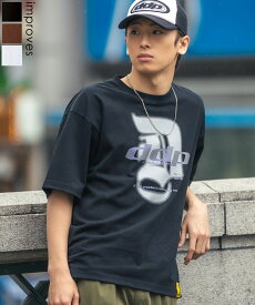 【SALE / 24%OFF】Tシャツ 半袖 カットソー メンズ レディース ユニセックス ddp ディーディーピー フロントプリント ラメプリント ボックスシルエット 大きめ スケーター ストリート メンズライク ホワイト ブラウン ブラック
