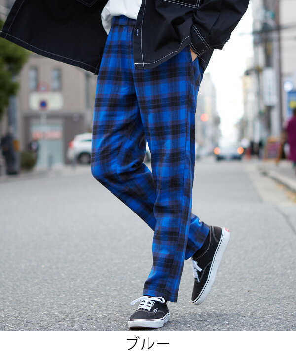 楽天市場 チェックパンツ メンズ チェック パンツ ダンス 赤 グリーン チェック柄パンツ テーパードパンツ スラックス スリム タック タータン チェック ヘビーネル レッド ブルー ブラック ホワイト 青 黒 白 ファッション Improves Improves