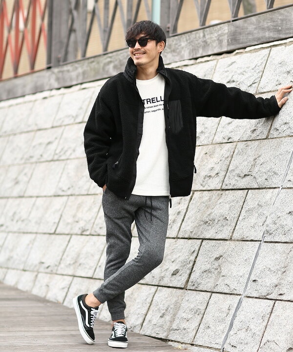 楽天市場 ボア ジャケット ブルゾン メンズ レディース もこもこ あったか 暖かい 無地 レオパード柄 ヒョウ柄 スタンドカラー ハイネック ボアジャケット ボアブルゾン フリースジャケット 黒 アウトドア ストリート系 ストリートファッション Improves Improves