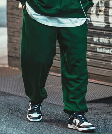 【SALE / 25%OFF】スウェットパンツ メンズ レディース 13.4オンス ヘビーウエイト 裏毛 ジョガーパンツ リブパンツ スエット オーバーサイズ シンプル 古着MIX スポーティー アスレジャー ストリート 韓国ファッション オートミール ネイビー グリーン ブラック