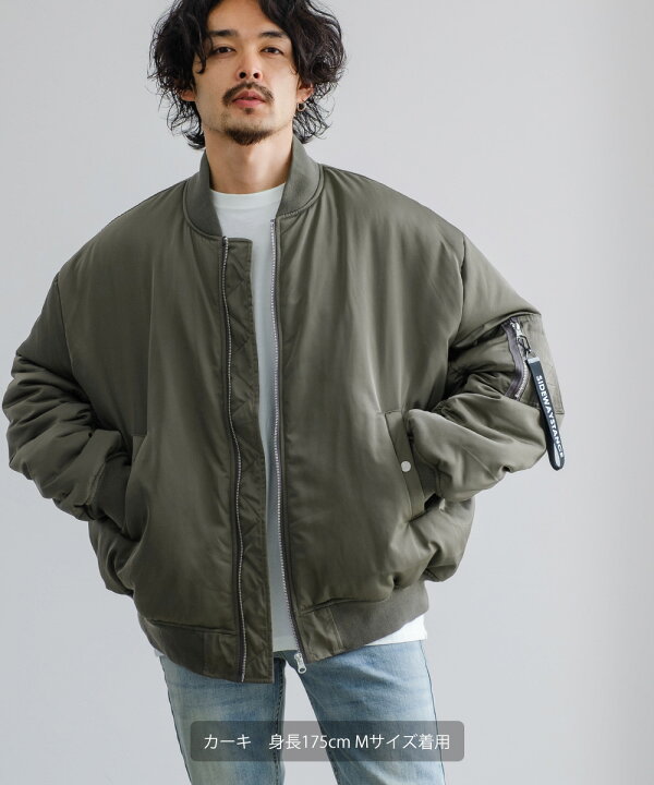 楽天市場】ビッグシルエットMA-1ジャケット メンズ レディース 
