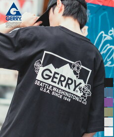 【SALE / 24%OFF】半袖Tシャツ メンズ レディース GERRY×SIDEWAY STANCE ジェリー サイドウェイスタンス 別注コラボ プリント カットソー ワンポイント ボックスロゴ いないいないばあ アウトドア アスレジャー ストリート スケーター アメカジ ホワイト ブラック