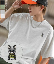 【SALE / 35%OFF】半袖Tシャツ メンズ レディース SIDEWAY STANCE サイドウェイスタンス オリジナル ワンポイント 刺しゅうゅう カットソー 大きめ アメカジ カジュアル スケーター ストリート 古着MIX 韓国ファッション ブラック ホワイト