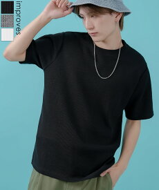 【SALE / 28%OFF】半袖Tシャツ メンズ レディース SIDEWAY STANCE サイドウェイスタンス ワッフル クルー ネック カットソー 大きめ アメカジ カジュアル スケーター ストリート 古着MIX 韓国ファッション ホワイト ブラック グレー