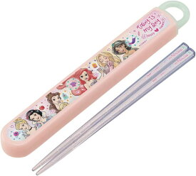 在庫処分!サービス価格!ディズニープリンセス/抗菌食洗機対応スライド箸＆箸箱セット(ABS2AMAG)(04034)/16.5cm/スケーター(mail 190)