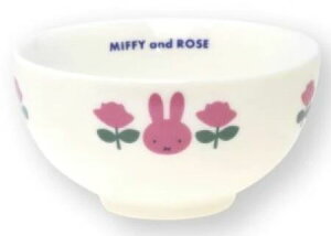 □●ミッフィー/ライスボウル/ピンク(410141)(410412)/MIFFY&ROSE/茶碗/金正陶器(takuhai)