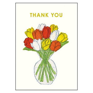 ●米津祐介/サンキューミニカード/チューリップ(YZ-287)/グリーティングライフ(mail 190)