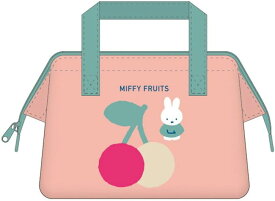 ミッフィー 保冷バッグ[ワイヤー入り] (BS25-9) (053279) ピンク さくらんぼ チェリー miffy みっふぃー スクエア (mail 190)