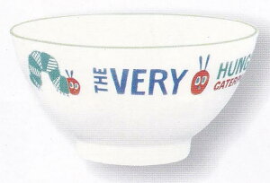 ●はらぺこあおむし/塗茶碗(807530)/ミルキー/エリック・カール/金正陶器(mail 290)