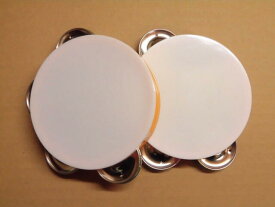 ミニタンバリン(無地)/1.イエロー/2.ピンク/リトミック/無地だから安い！シールを貼ったり絵を描いたりしてお楽しみください(mail 190)