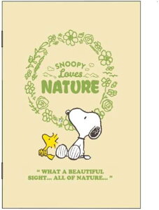 Xk[s[/A5m[gA(ES475A)(301987)/x[W/SNOOPY Loves NATURE/Nc(mail 190)