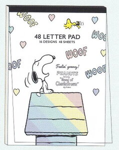 スヌーピー 48レターパッド (PS25-9) (307792) 2025 SPRING Feelin' groovy! スクエア (mail 190)
