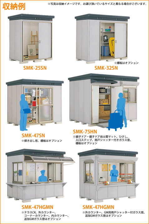 楽天市場】イナバ物置 ナイソーSMK-32SGMN 一般型スタンダード【関東