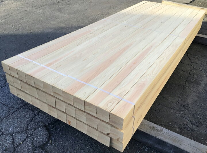 楽天市場】桧（ひのき）無垢板 良品 人工乾燥材3000×45×90ミリ 1枚筋違  