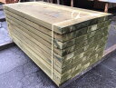 松阪ひのき新品枕木　防腐処理済み　70ミリ厚タイプ2000×70×200ミリ　1本入◎強度と耐久性に優れた三重県産ひのきの…