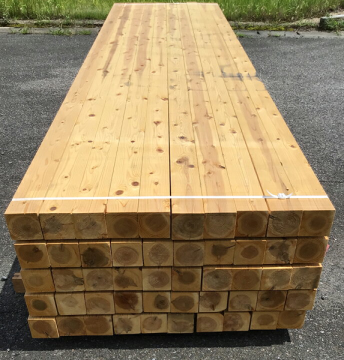 楽天市場】杉角材 特一等 未乾燥 4000×105×105ミリ母屋/大引き 