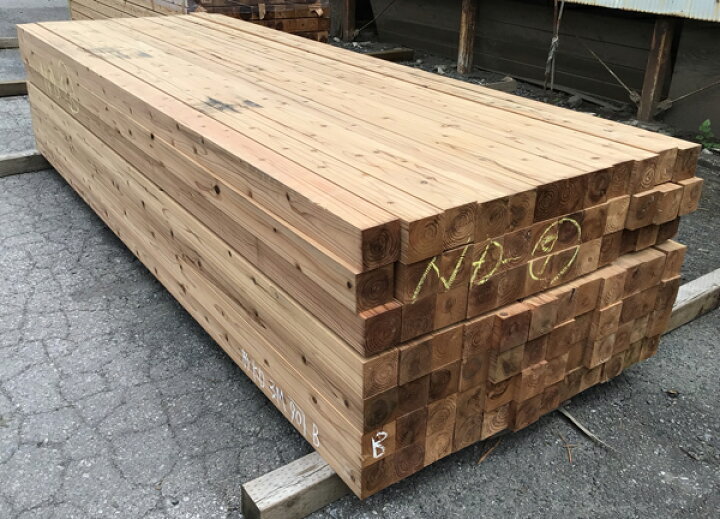 楽天市場】杉角材 特等 人工乾燥 徳用品（二等品）3000×90×90ミリ 1本 