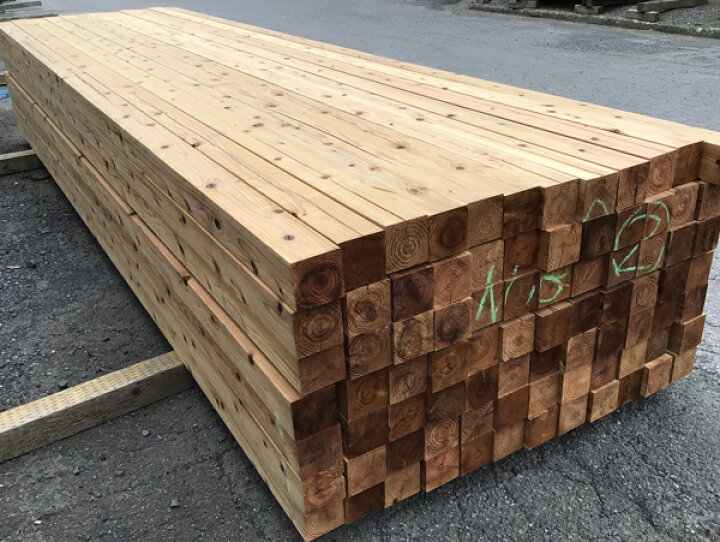 楽天市場】杉角材 特等 人工乾燥 徳用品4000×90×90ミリ 1本大引き/母屋