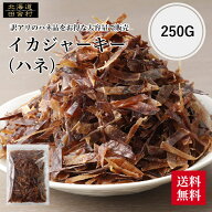 いかジャーキー(ハネ) 250g 送料無料 不揃い 訳あり イカ 大容量 おつまみ 業務用サイズ 珍味 不二屋
